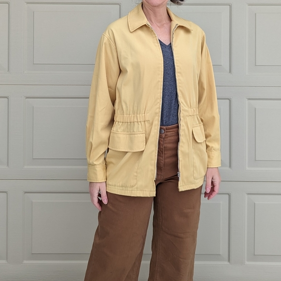 vintage ESPRIT spring weight jacket 90's does 40's S - Picture 7 of 13